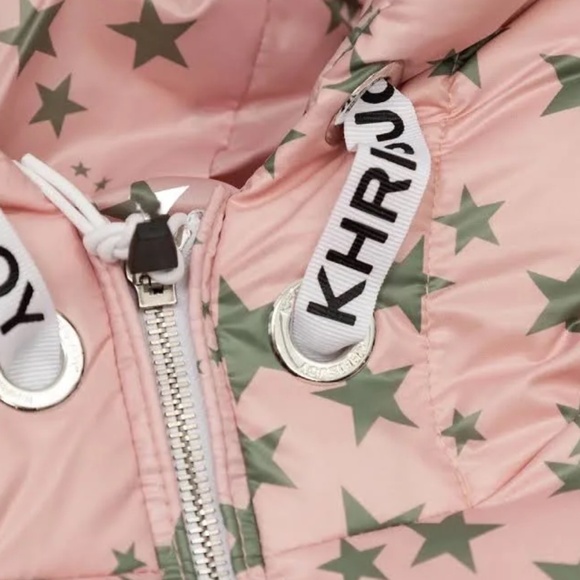 Khrisjoy stars pink kids jacket - Picture 2 of 4